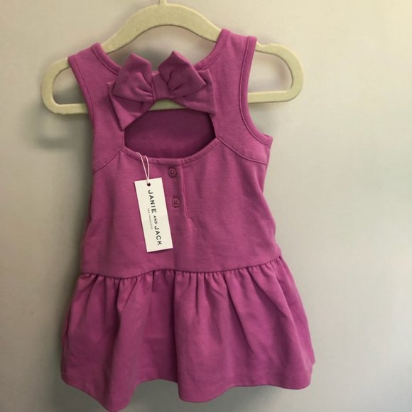 Janie and Jack Pink Bird Embroidered Dress 12 -18 months - Picture 2 of 5